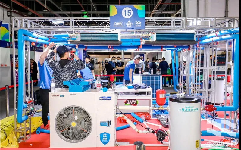 实力吸睛丨开元官方泵业子公司合肥新沪登陆上海热泵展